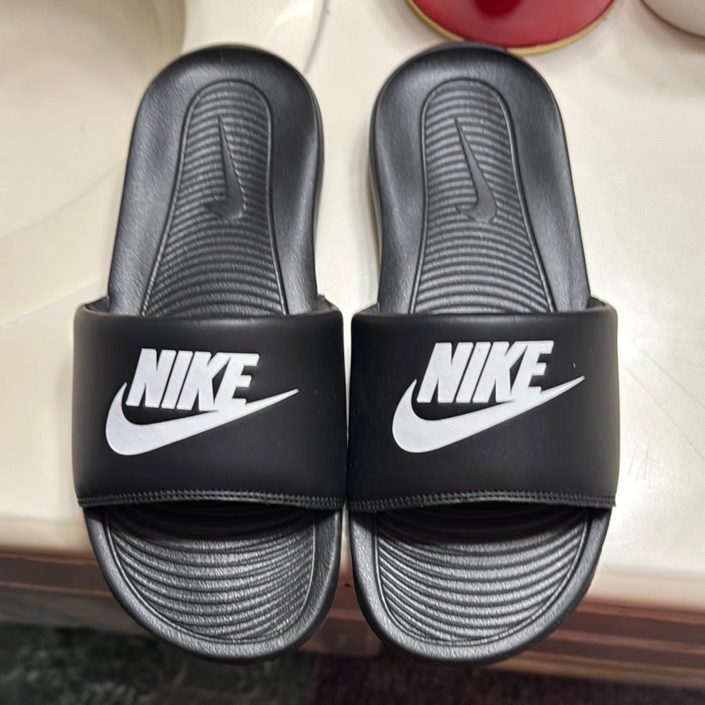 Nike Black Slide Sandals